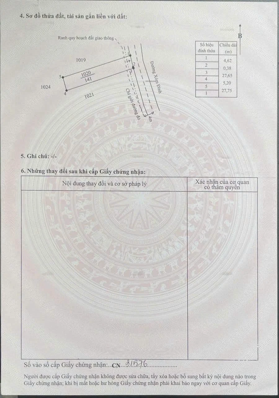 Bán đất thổ cư mặt tiền đường xóm Đình, xã Long Sơn, Cần Đước, Long An, 141m2 giá 799 triệu - Ảnh 1
