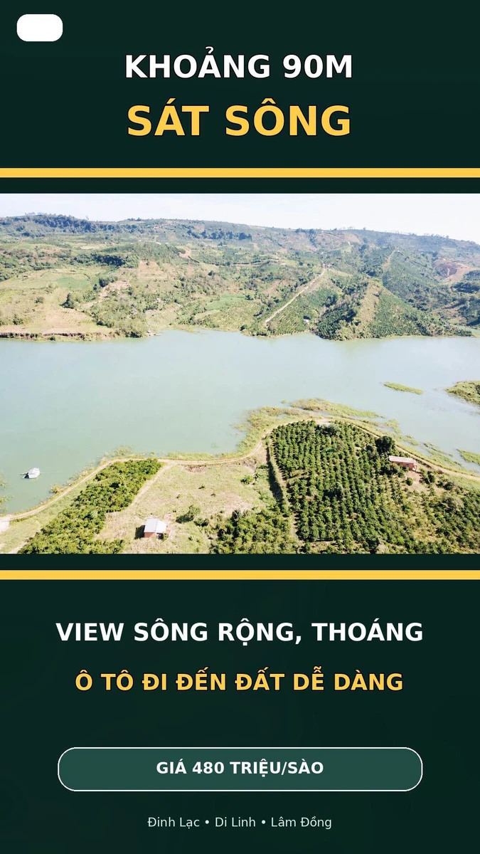 Bán 2ha đất sát Sông Đồng Nai, Di Linh, Lâm Đồng - Ảnh thu nhỏ 2