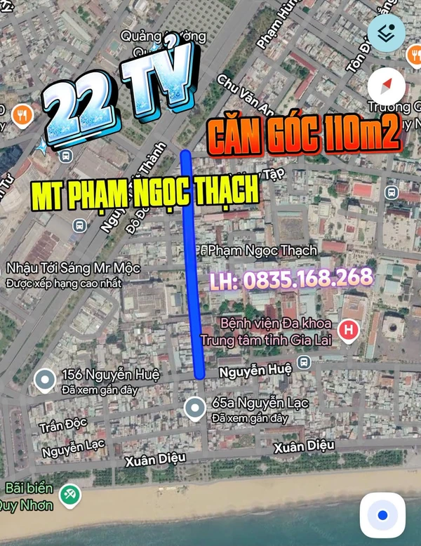 Bán nhà góc 2 mặt tiền Phạm Ngọc Thạch, 120m², 22 tỷ