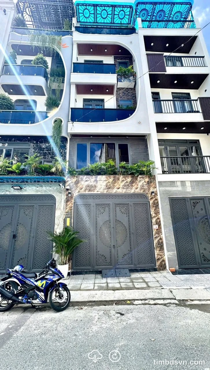 Bán nhà phố 5 tầng 4PN 52m² Đông Hưng Thuận dưới 8 tỷ - Ảnh 1