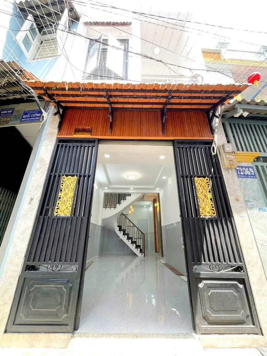 Bán nhà phố SHR 1 trệt 1 lầu 35,2m2 hẻm xe hơi đường Hiệp Thành 23, Quận 12, giá 3,55 tỷ - Ảnh thu nhỏ 2