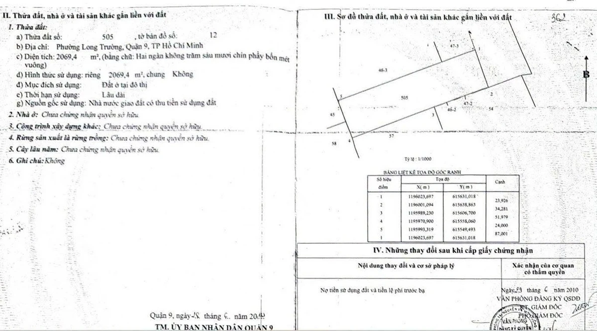 Bán đất 2.068m² full thổ cư Võ Văn Hát, Thủ Đức - Ảnh 1