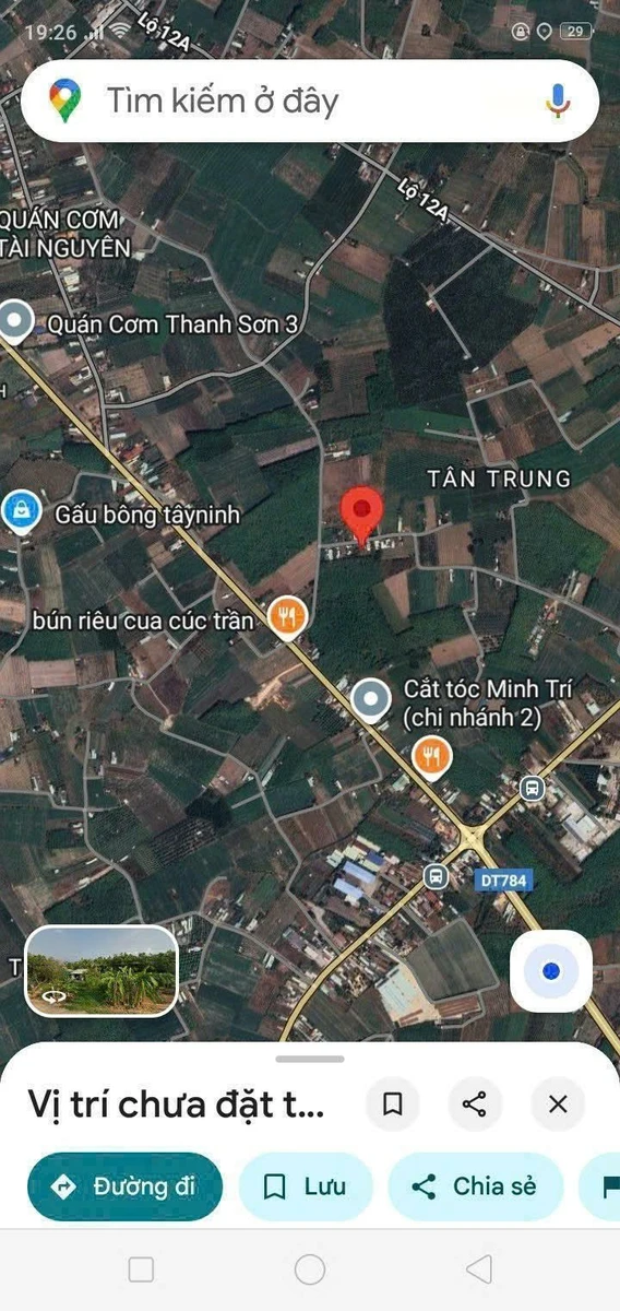 Bán đất Tân Trung, Tây Ninh 216m² 900 triệu - Ảnh thu nhỏ 2
