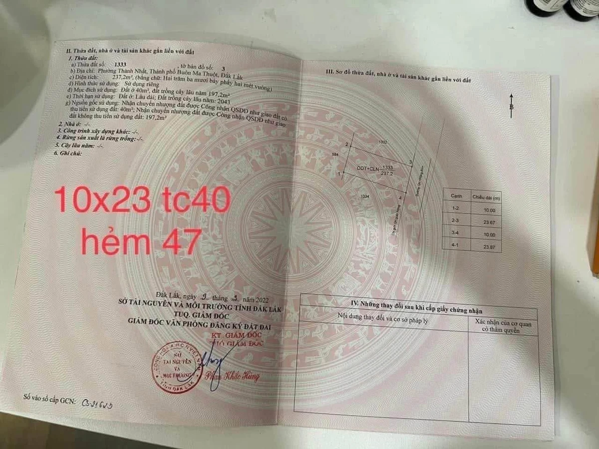 Bán đất Quận 11, 240m², 1 tỷ 700 triệu - Ảnh thu nhỏ 2
