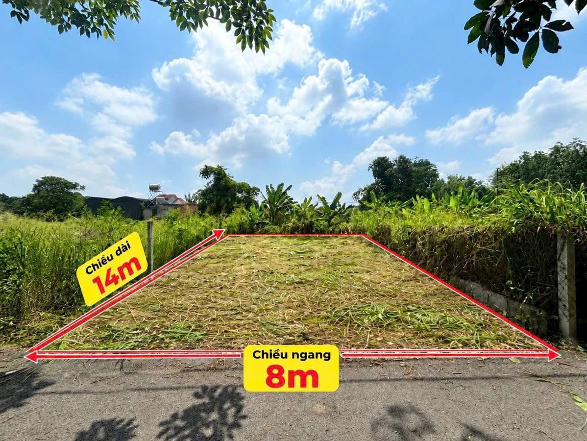 Bán đất 8x14m xây biệt thự Phường Tân Triều 1 tỷ - Ảnh thu nhỏ 2