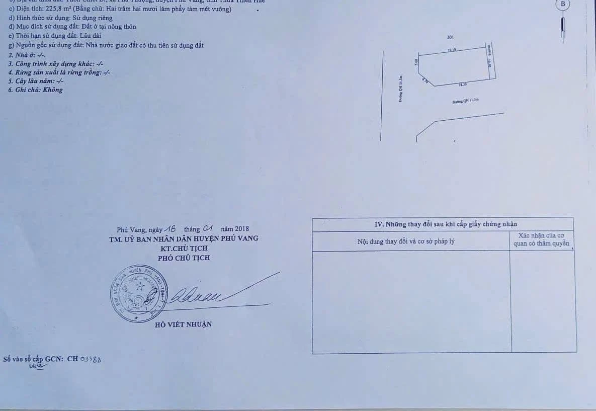Bán đất 2 mặt tiền Chiết Bi Huế 225m² ngang 10m - Ảnh thu nhỏ 4