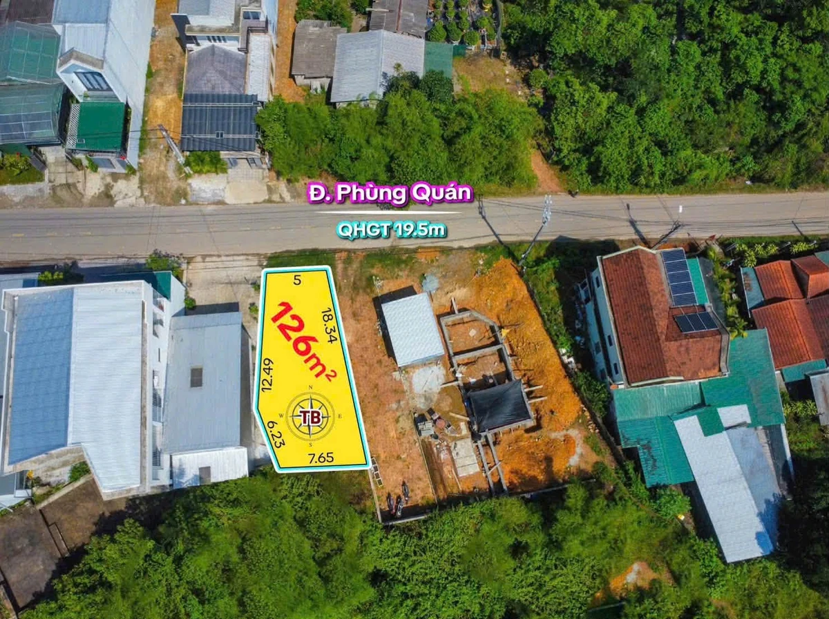 Bán đất mặt tiền Phùng Quán 126m² giá 1 tỷ 950 Bình Tân - Ảnh 1