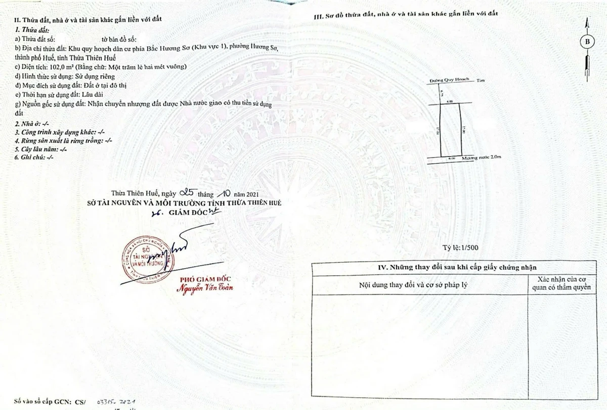 Bán đất mặt tiền Huỳnh Bá Chánh 102m² Hương Sơ - Ảnh thu nhỏ 4