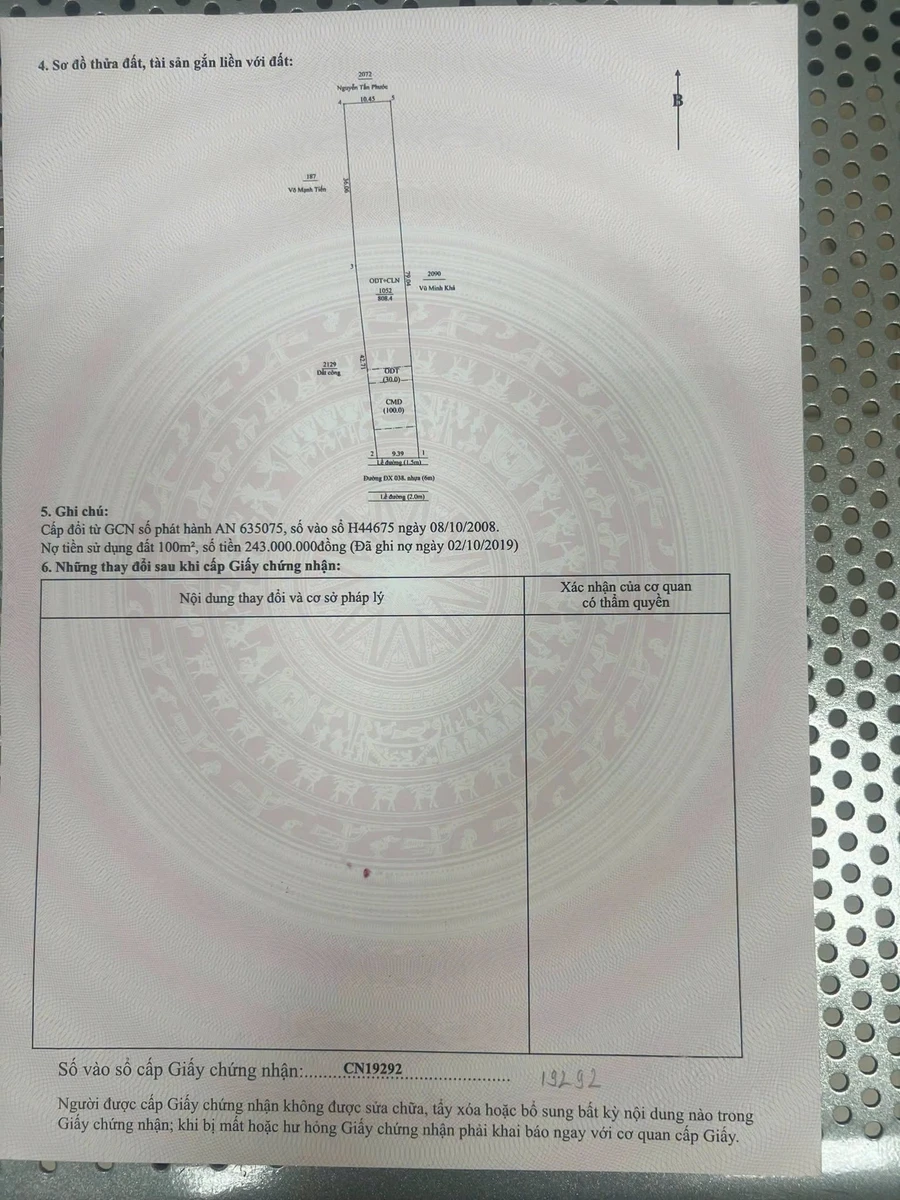 Bán đất hẻm ô tô 141m2 Phú Thọ, Thủ Dầu Một, giá 2,85 tỷ - Ảnh thu nhỏ 2