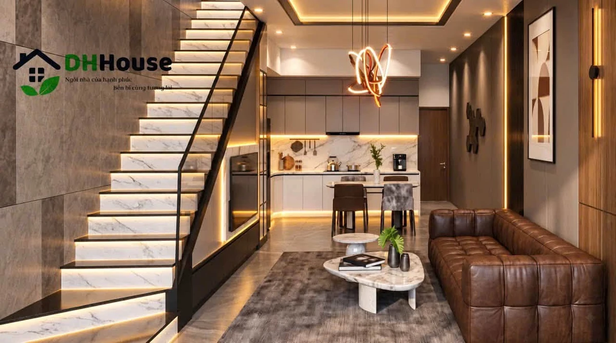Bán nhà 1 trệt 1 lầu 120m2, 3 phòng ngủ 550 triệu Bình Tân - Ảnh thu nhỏ 2