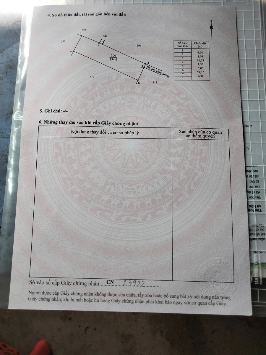 Bán đất thổ cư 154m2 xã Mỹ Lộc, Tây Ninh giá 1,2 tỷ - Ảnh 1