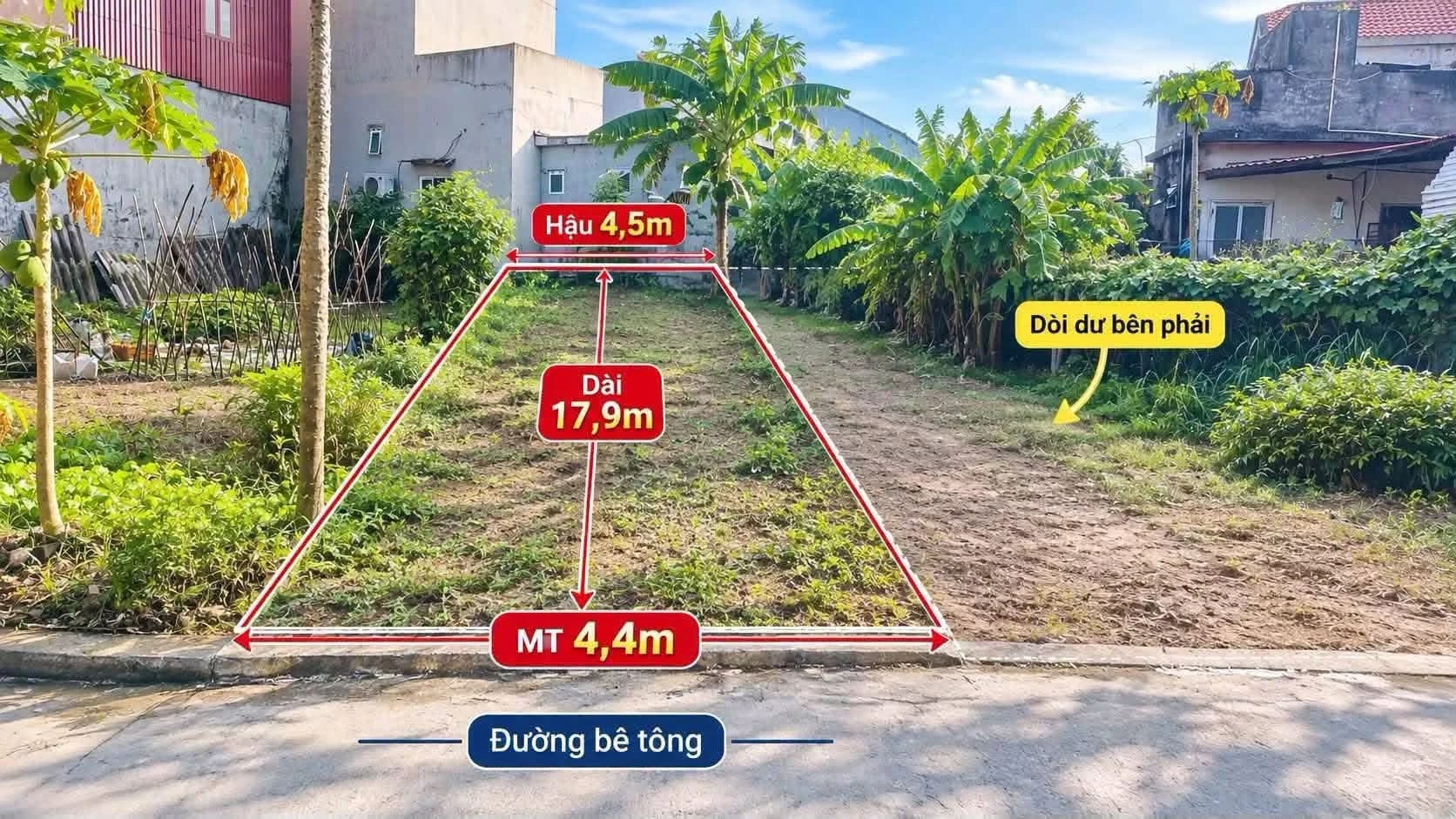 Bán đất Xã Văn Hội Ninh Giang 79 m² giá 400 triệu - Ảnh 1
