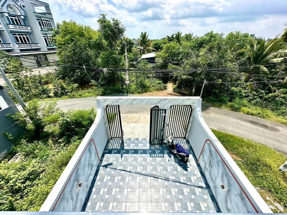 Bán nhà 1 trệt 1 lầu 110m2 mặt tiền đường nhựa 5m tại Phước Lý, Cần Giuộc - Ảnh thu nhỏ 3