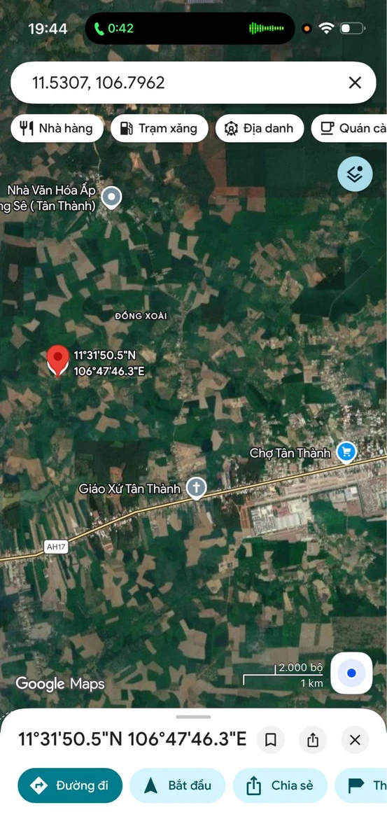 Bán đất cao su 6 xáo 3 tại Củ Chi, 1 tỷ 2 - Ảnh thu nhỏ 2