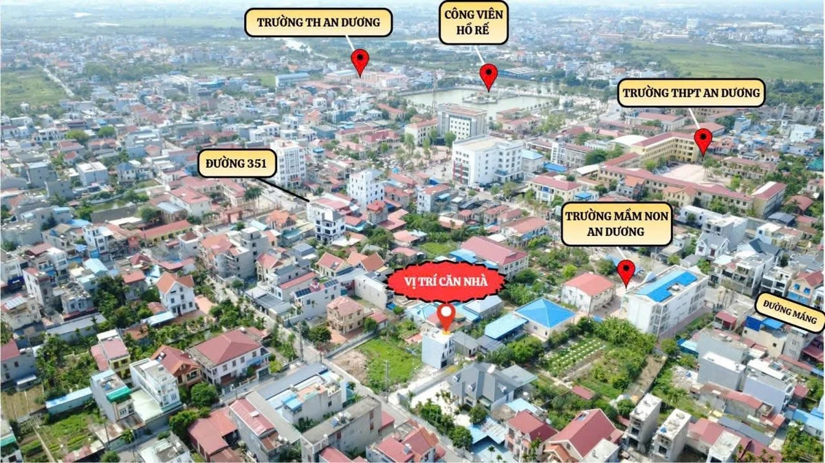 Bán nhà 3 tầng 45m² An Dương Hải Phòng - Ảnh 1