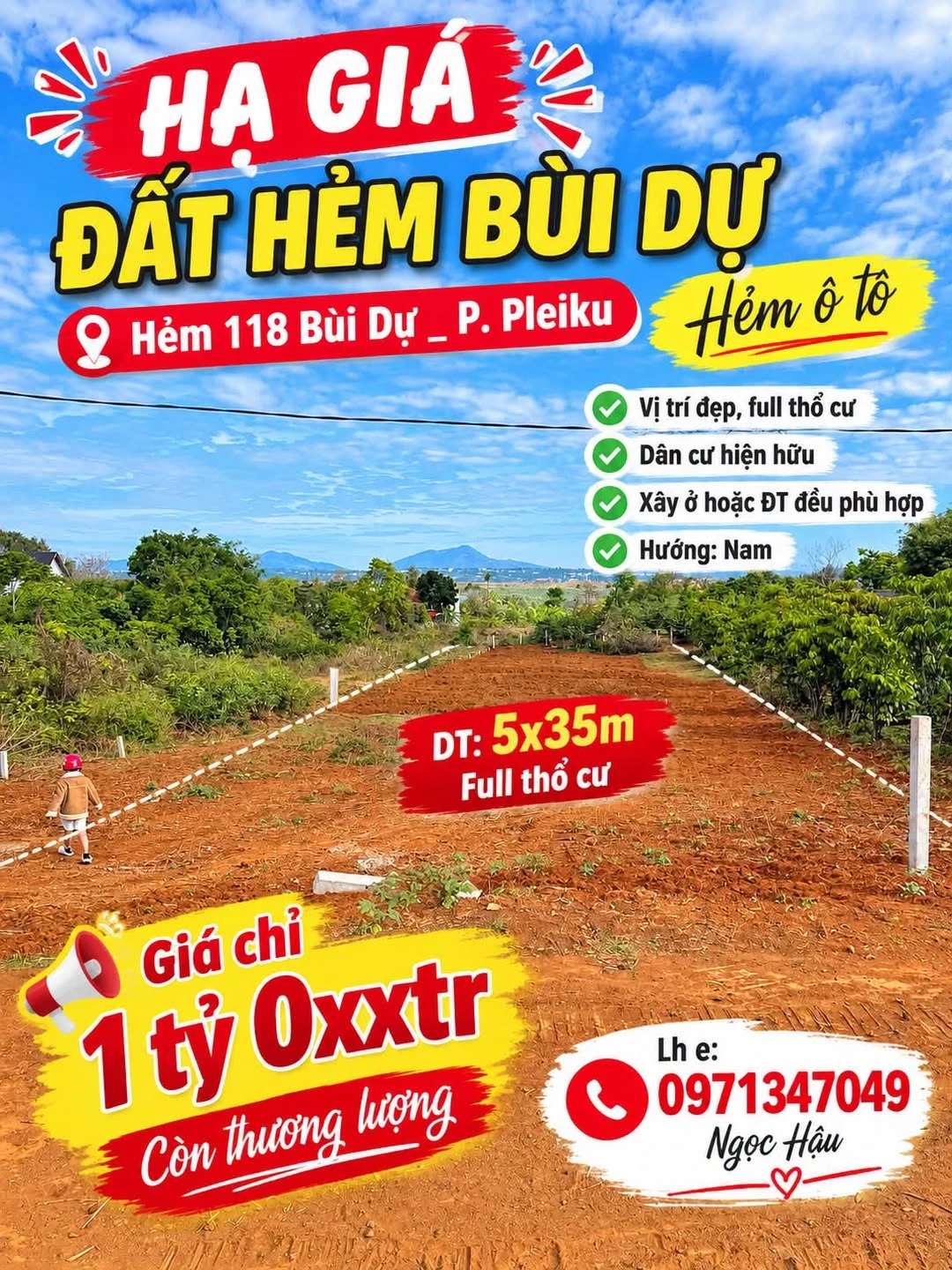Bán đất hẻm ô tô Bùi Dự 175m² Quận 12 giá 1 tỷ - Ảnh 1