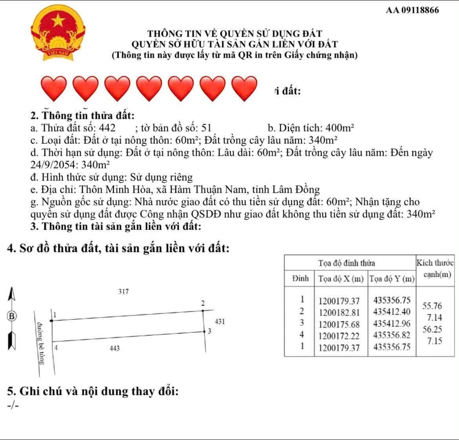 Bán đất thổ cư 400m² view núi Tà Cú, Bình Thuận - Ảnh 1