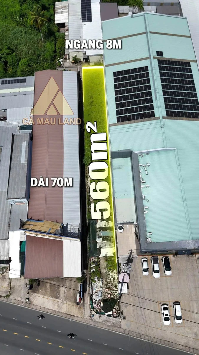 Bán lô đất mặt tiền Quốc lộ 1A 560m² Cà Mau - Ảnh thu nhỏ 2