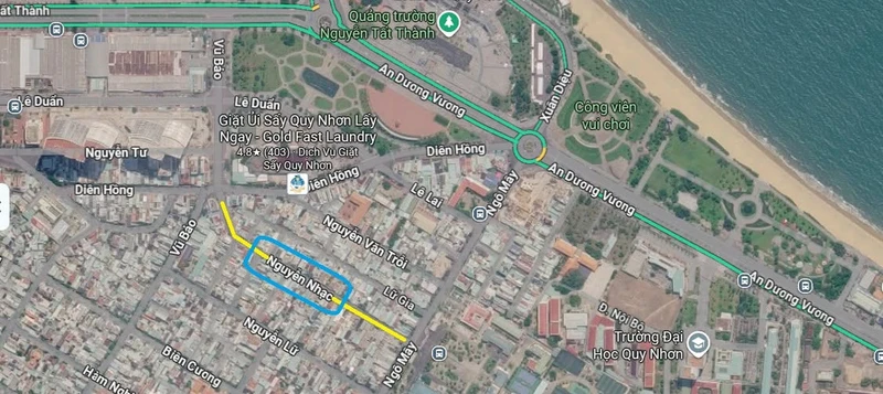 Bán đất mặt tiền Nguyễn Nhạc Quy Nhơn 137m2, 11 tỷ