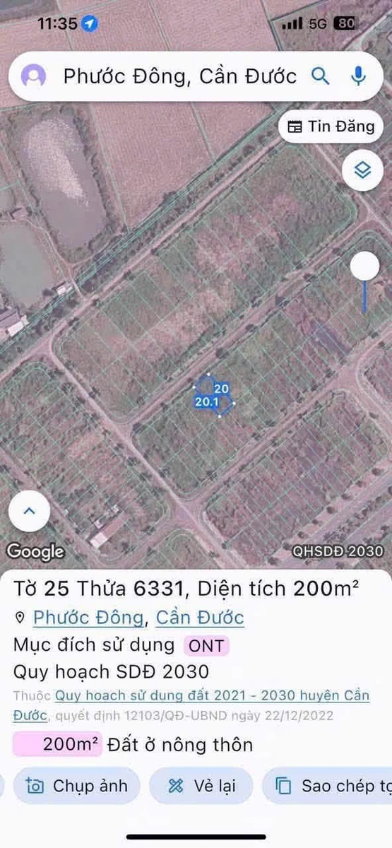 Bán nền biệt thự 200m2 Khu đô thị Phước Đông, Long An - Ảnh thu nhỏ 5