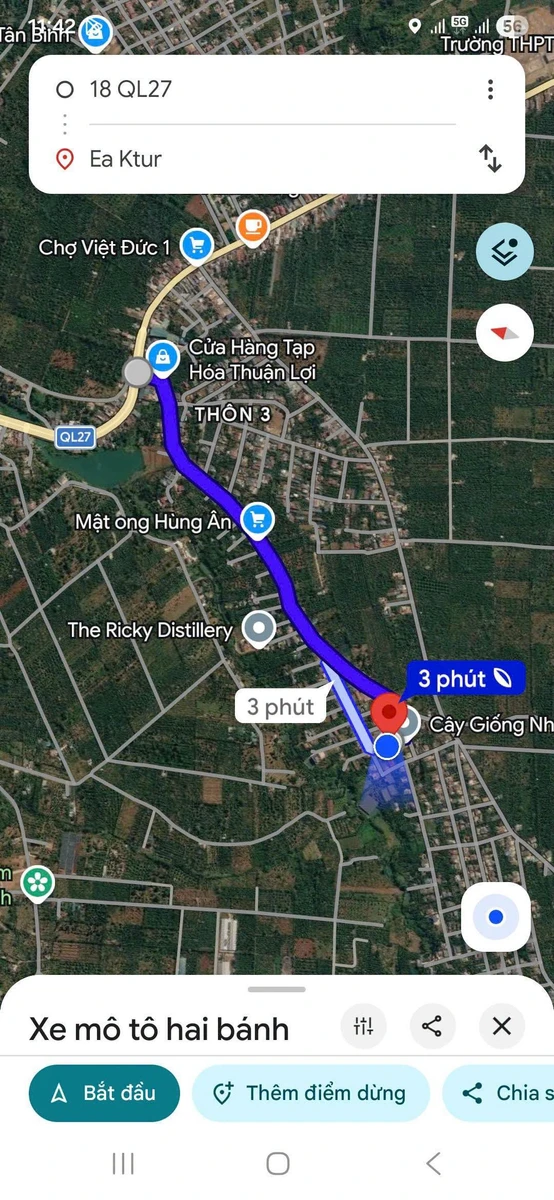 Bán đất Thôn 7 Ea Tiêu Cũ 272m² 1 tỷ 100 triệu - Ảnh thu nhỏ 2
