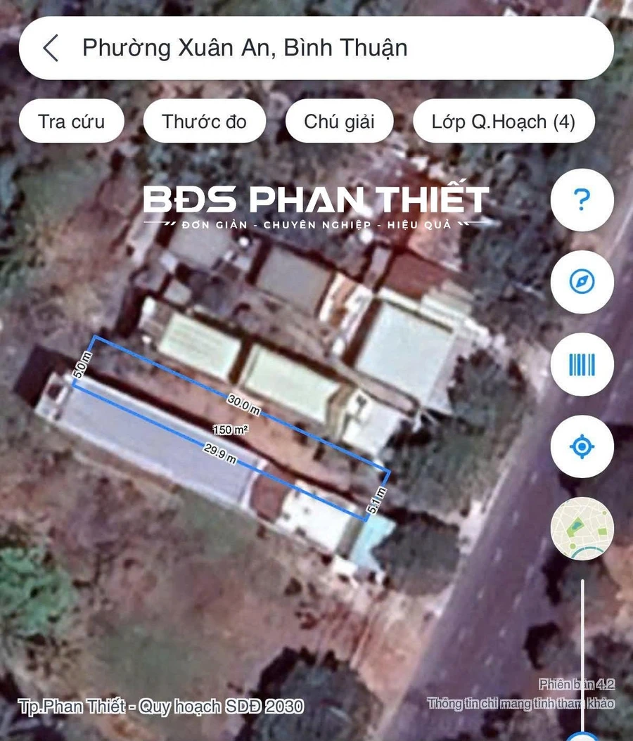 Bán đất Xuân An Phan Thiết 150 m² – 5 tỷ 100 triệu - Ảnh thu nhỏ 3