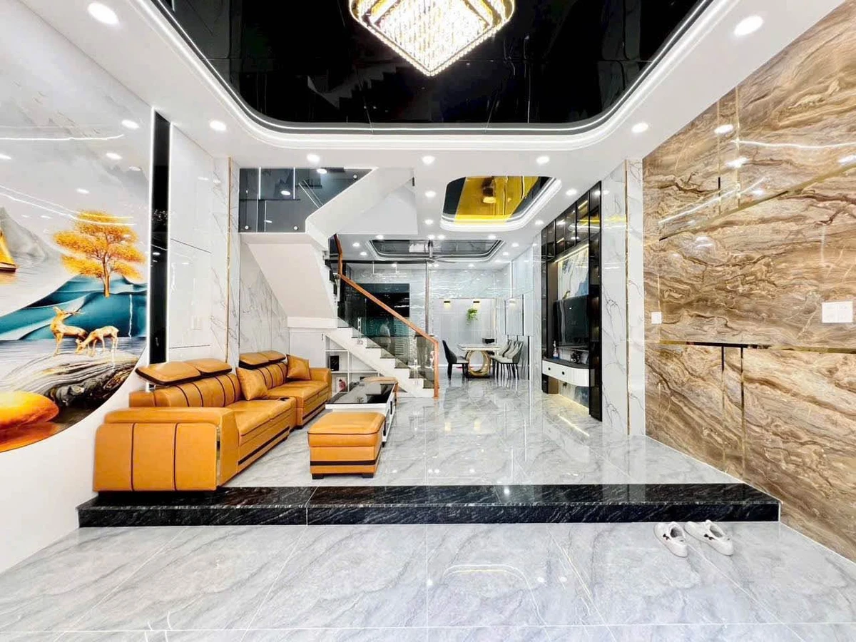 Bán nhà phố 5x13m 1 trệt 3 lầu 1 tum, 4PN 5WC đường Nguyễn Thị Kiểu, Quận 12 - Ảnh thu nhỏ 3