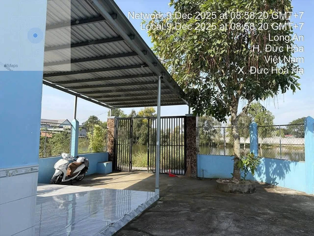 Bán nhà sân vườn 9x18m thổ cư, sổ hồng riêng, xã Đức Hòa Hạ, Long An, giá 1,6 tỷ - Ảnh thu nhỏ 4