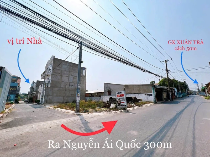 Bán nhà phố 3 PN 60.5m2 Hố Nai Biên Hòa 2.65 tỷ