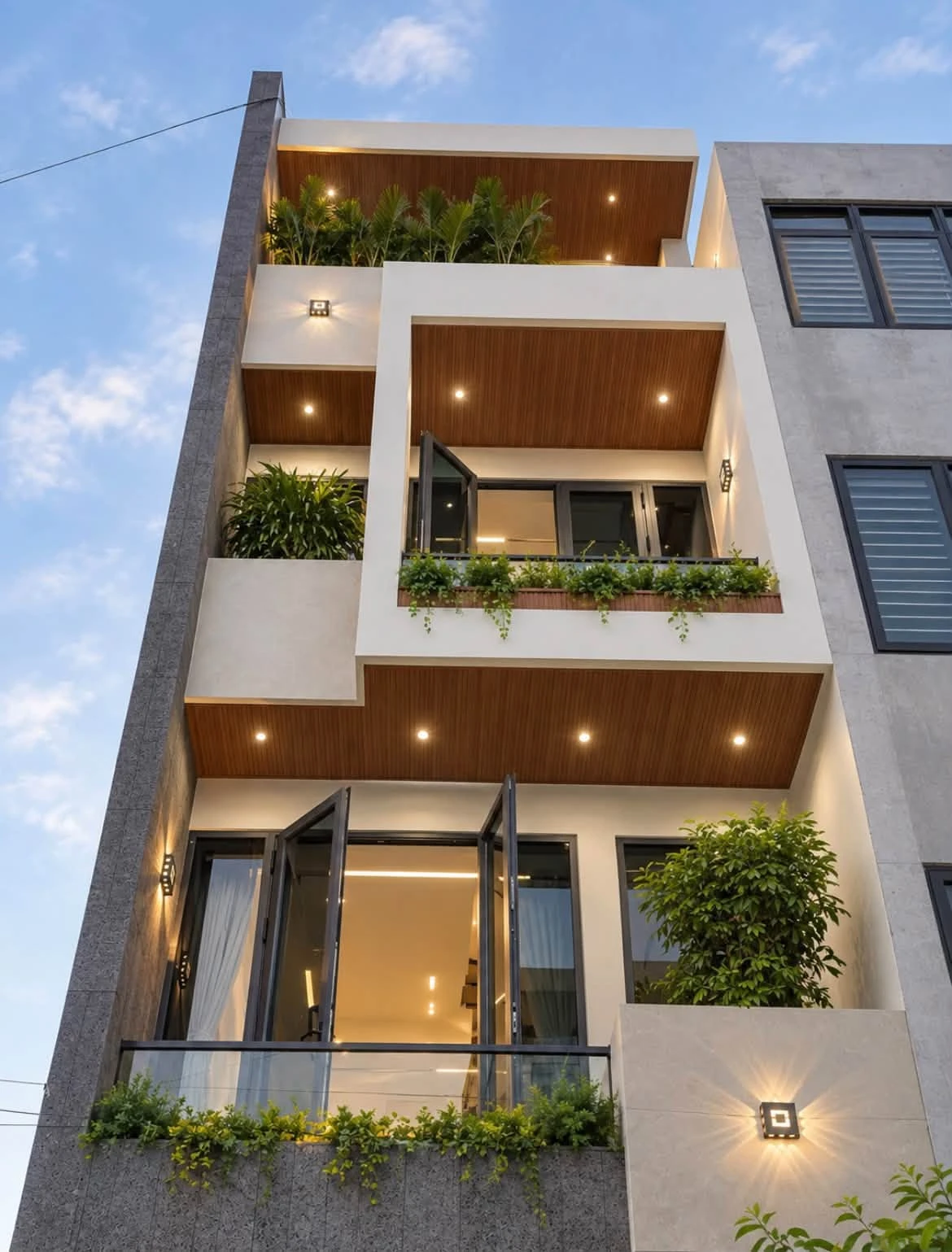 Bán nhà phố xây mới 70m2 5 tầng thang máy Tam Kỳ Hồ Sen 9 tỷ - Ảnh 1