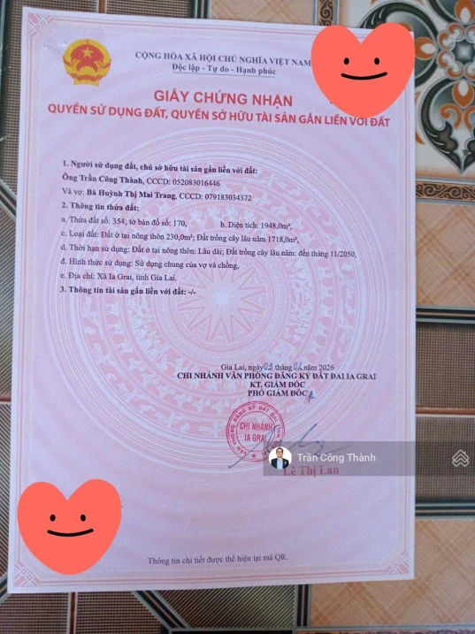 1948m2 (sẵn 230m2 đất ở) - mặt tiền 30m - Ảnh 1