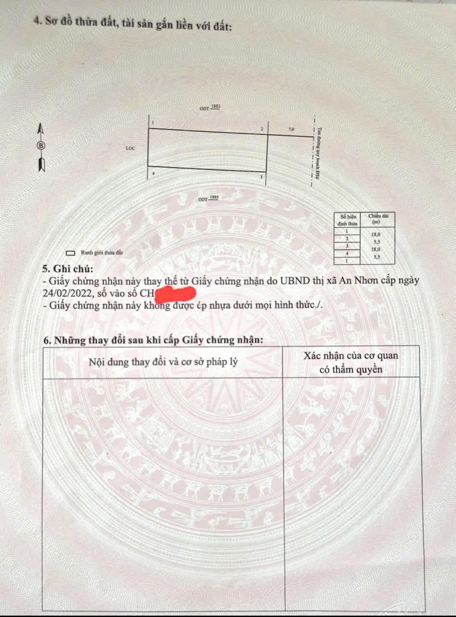 Bán lô đất mặt tiền 99m² Khu Đô Thị Cẩm Văn, Bình Định - Ảnh thu nhỏ 3