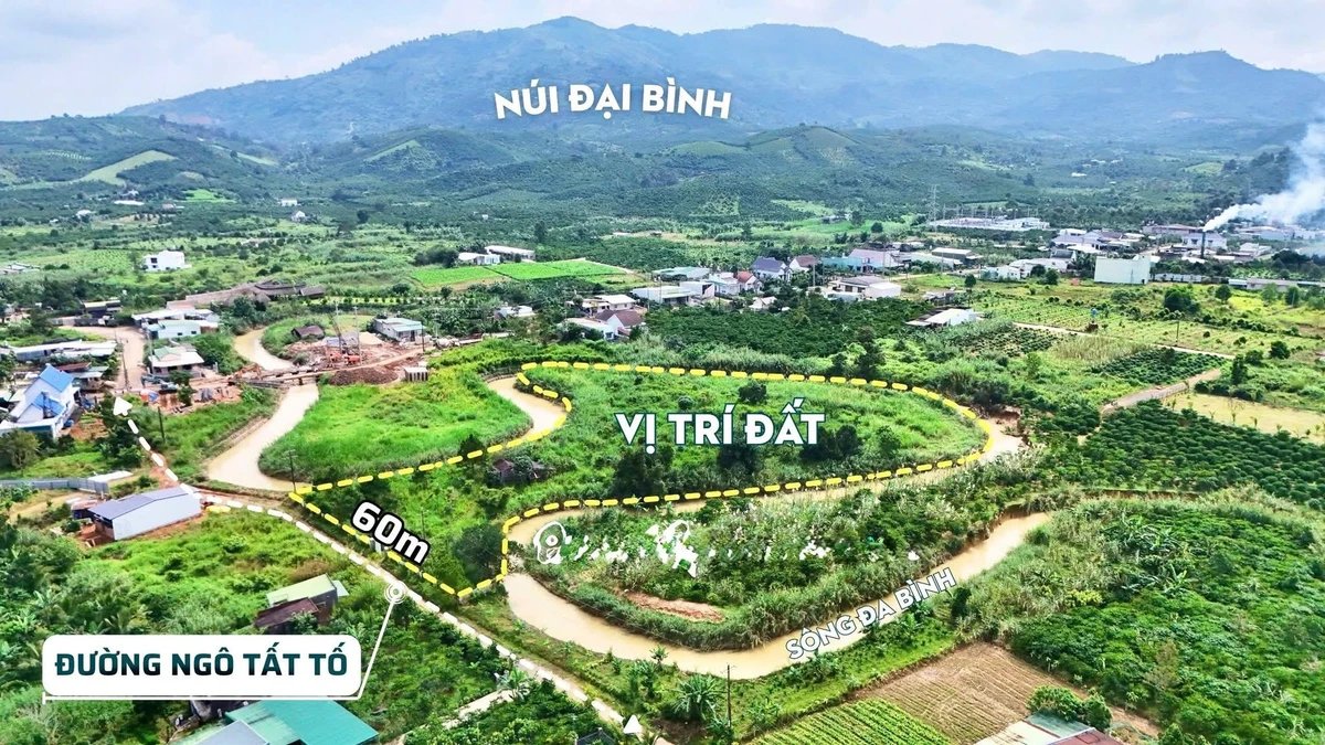 Bán đất ven sông Đại Bình 5.032m2 đường Ngô Tất Tố, Bảo Lộc, Lâm Đồng giá 20 tỷ - Ảnh thu nhỏ 2