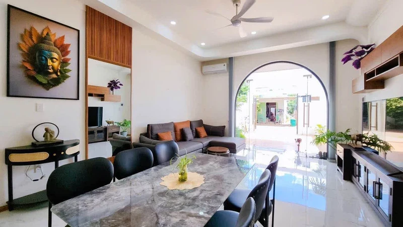 Nhà bán 3 phòng ngủ, 150m², hiện đại, nội thất đầy đủ, Bình Mỹ, 3.6 tỷ