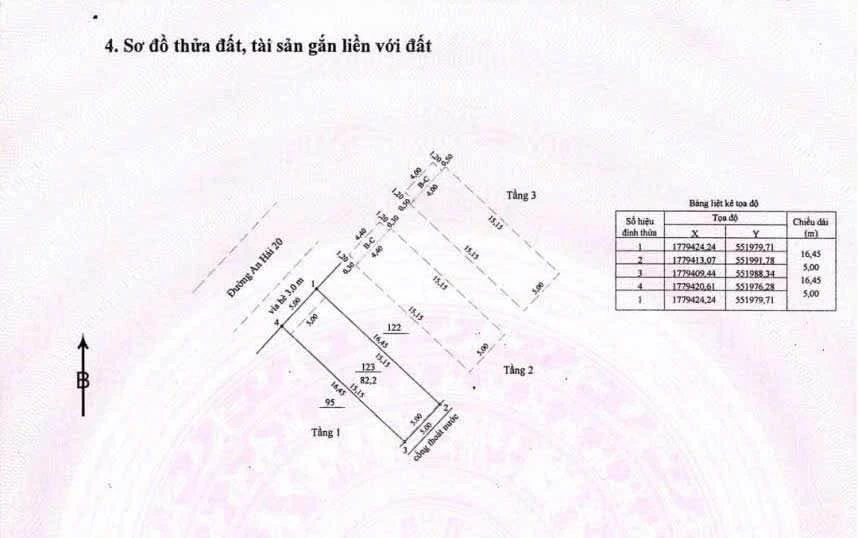 Bán nhà 3 tầng mặt tiền 82,6m² An Hải Bắc, Đà Nẵng - Ảnh thu nhỏ 4