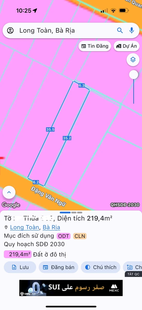 Bán lô đất mặt tiền 211m2 Bà Rịa giá 3 tỷ 900 triệu - Ảnh thu nhỏ 5