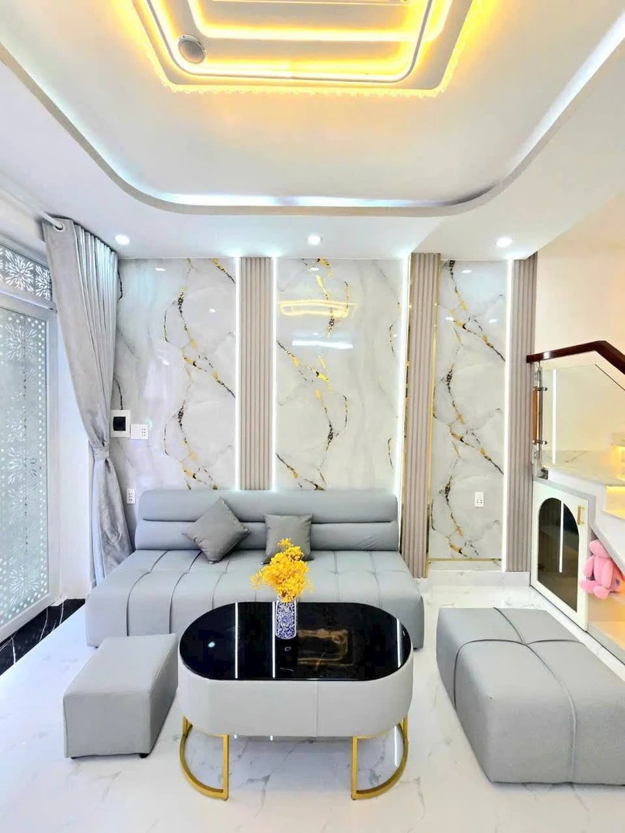 Bán nhà 1 trệt 1 lầu 28m² Huỳnh Tấn Phát Nhà Bè, 1 tỷ 590 triệu - Ảnh thu nhỏ 4