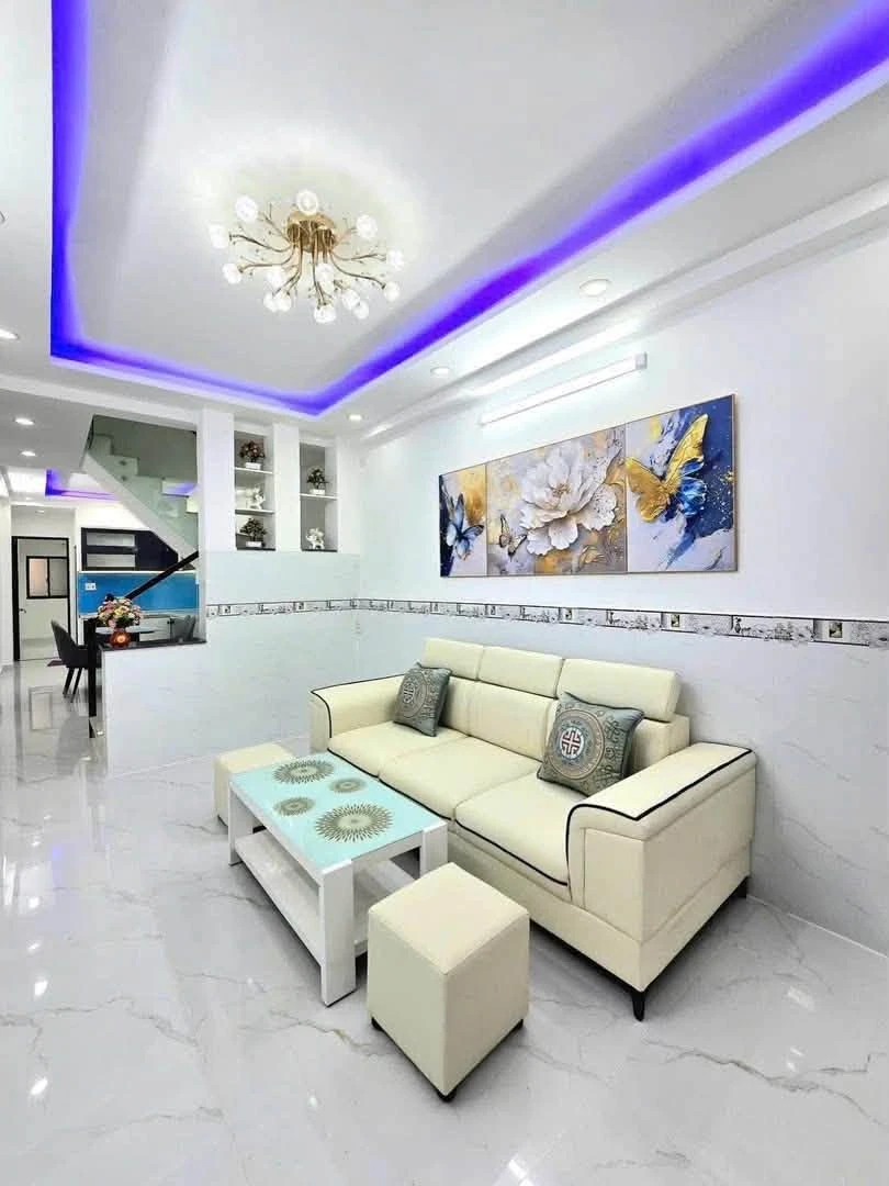 Bán nhà 4 tầng 4PN 60m² sổ hồng Huỳnh Tấn Phát Nhà Bè - Ảnh thu nhỏ 4