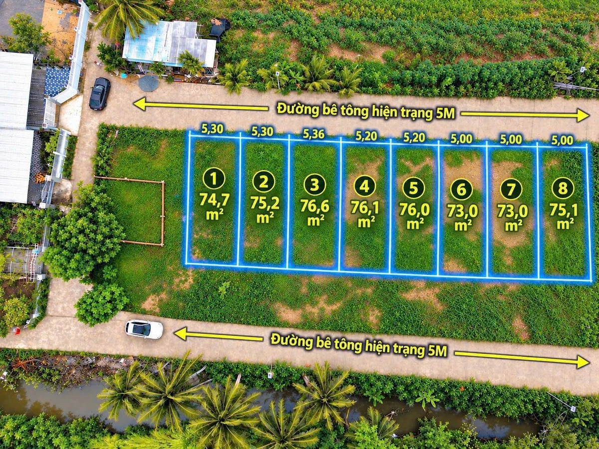 Bán nền đất 75m² Diên Khánh, 945 triệu, sổ hồng - Ảnh thu nhỏ 2