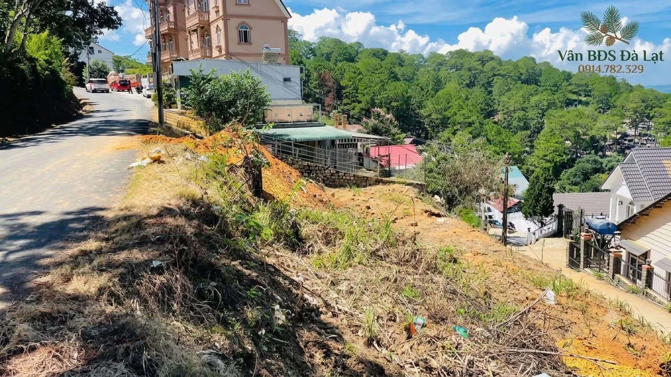 Bán lô đất 2 mặt tiền 247m² Hoàng Hoa Thám Đà Lạt 7,5 tỷ - Ảnh 1