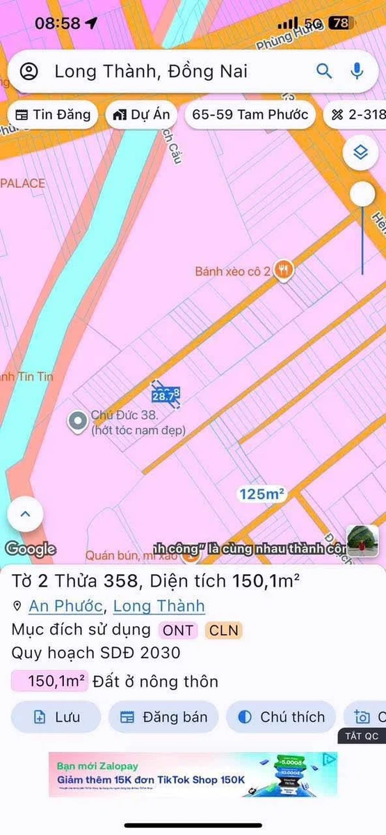 Bán lô đất 145m² An Phước Long Thành - Ảnh thu nhỏ 5