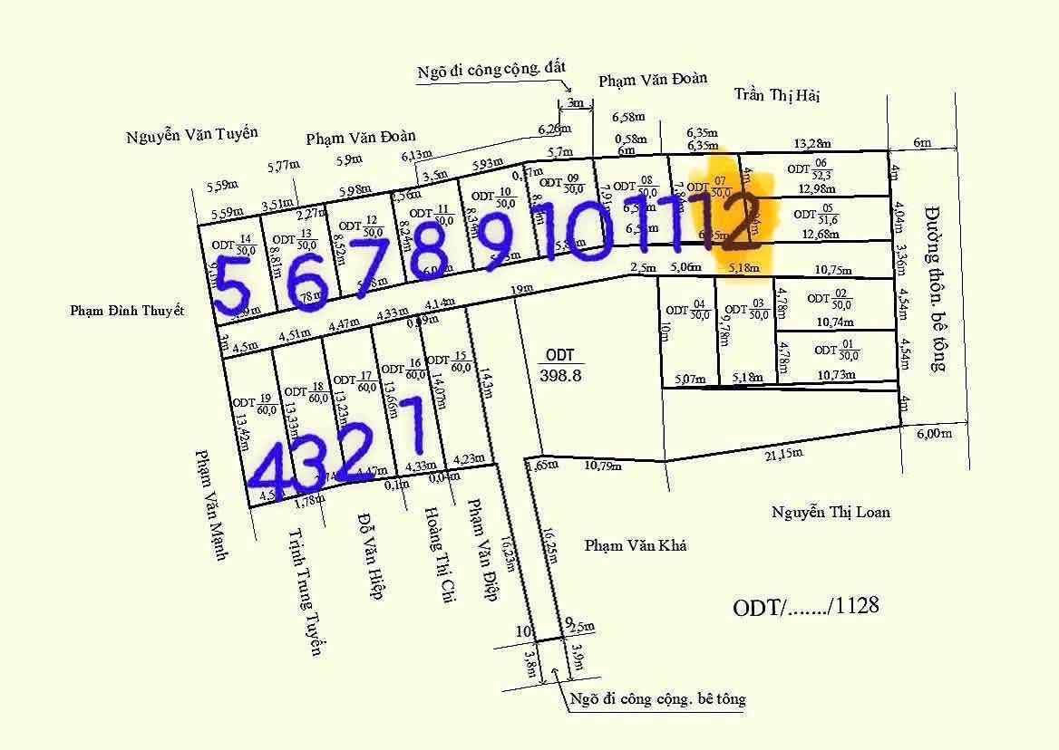 Bán đất nền Mỹ Tranh Nam Sơn 50-60m² giá 1 tỷ - Ảnh thu nhỏ 3