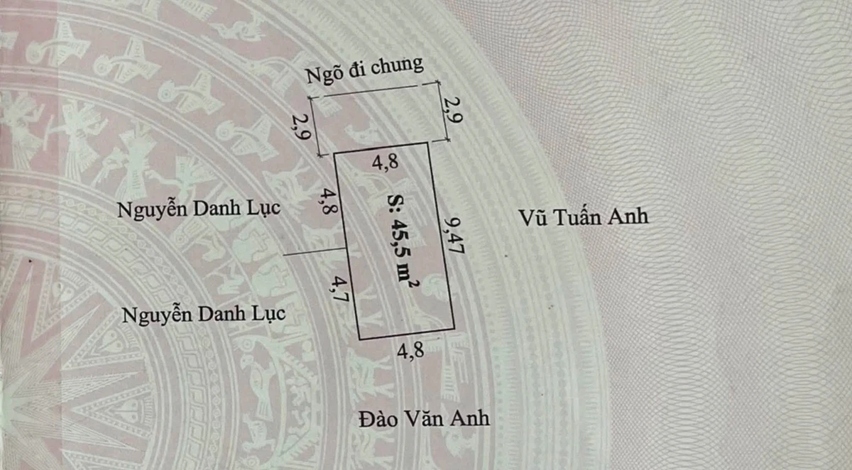 Bán lô đất 45.5m2 mặt tiền 4.8m Phạm Gia Mô Hải Phòng - Ảnh 1