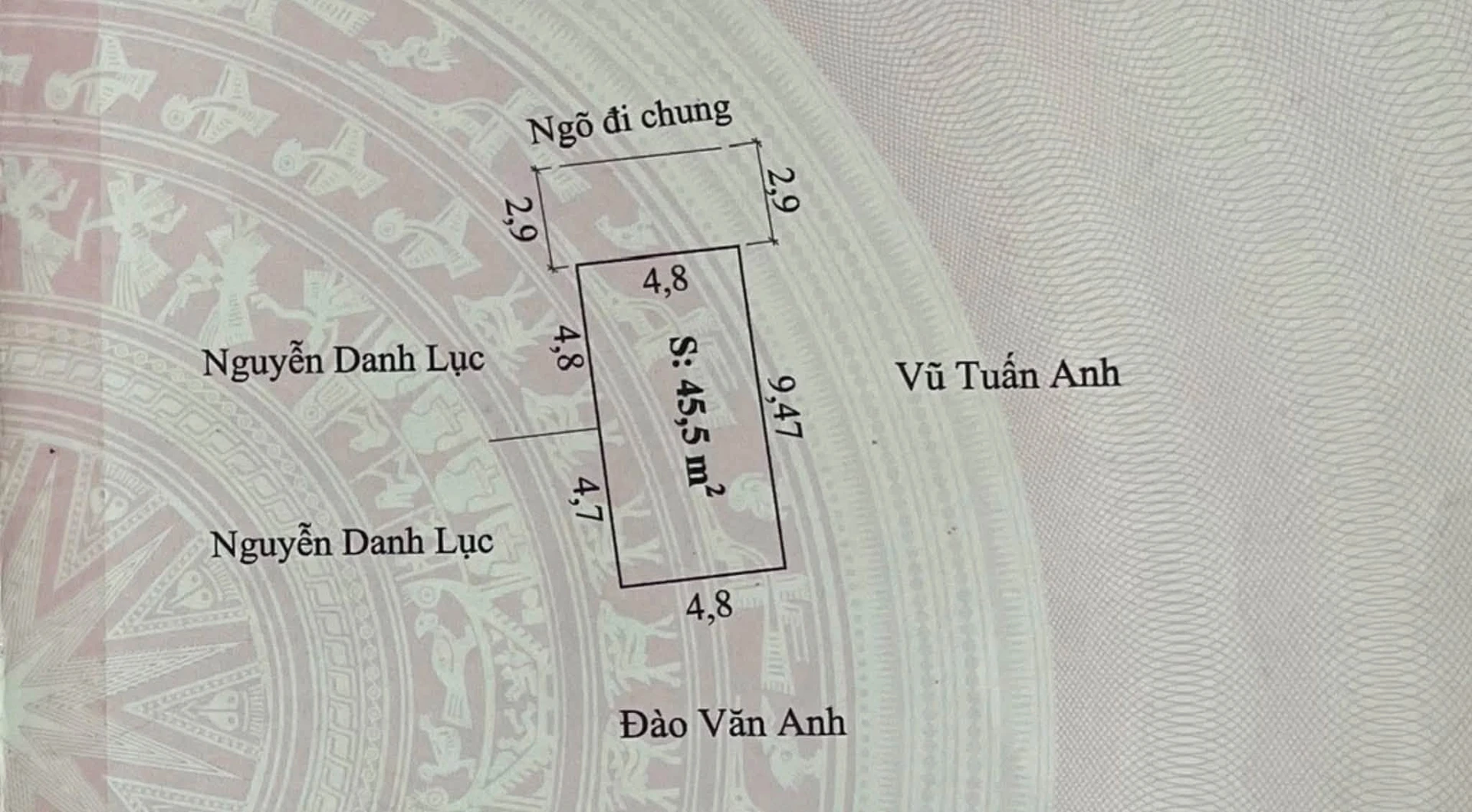 Bán lô đất 45.5m2 mặt tiền 4.8m Phạm Gia Mô Hải Phòng - Ảnh 1
