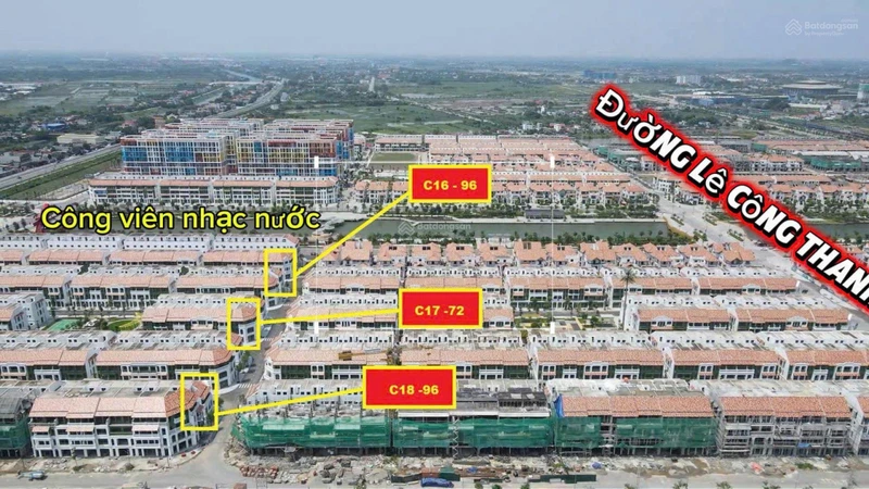Căn góc 2 mặt tiền trục thông nhạc nước, phố đi bộ. Dt 112,8m2 xây 3,5 tầng và 1 hầm, giá hơn 10 tỷ