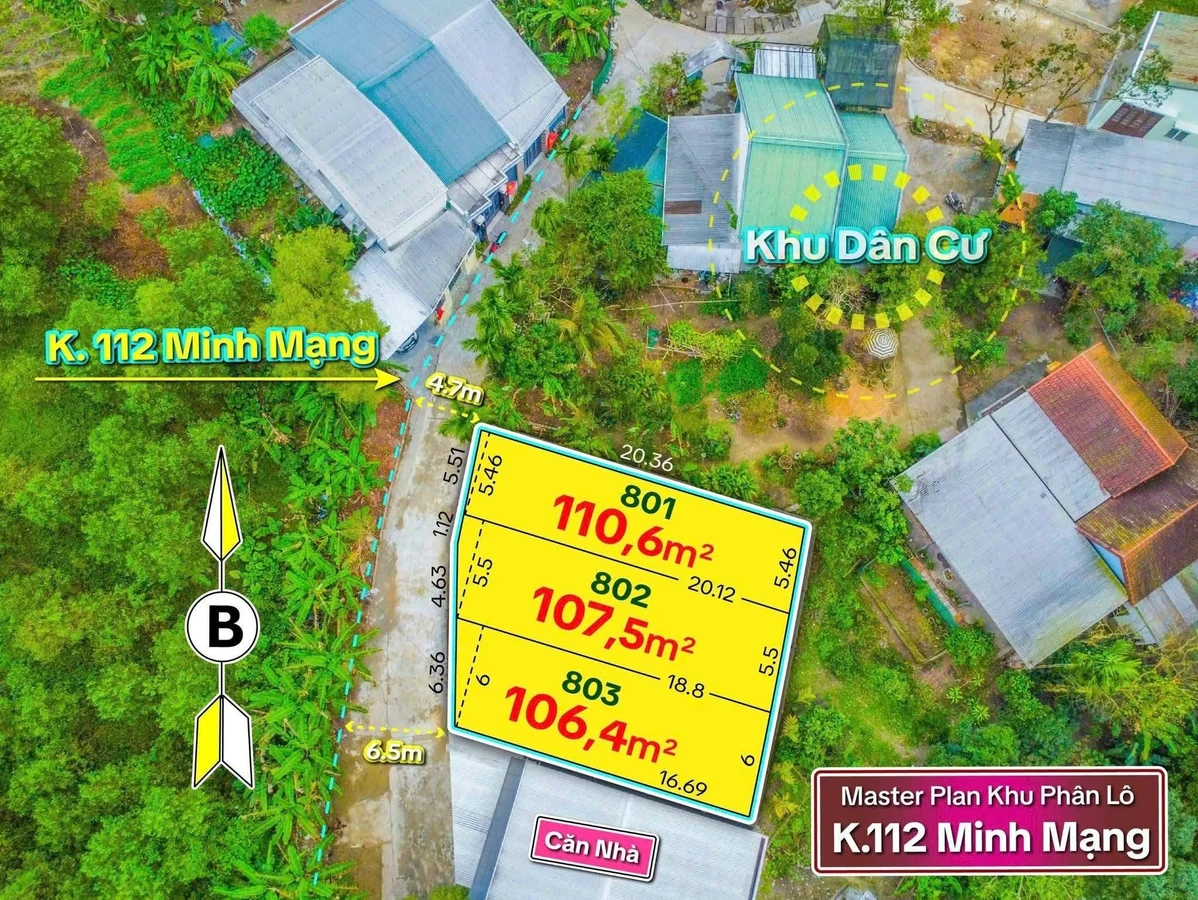 Bán đất kiệt ô tô Minh Mạng Huế 106m² 1,5 tỷ - Ảnh thu nhỏ 3