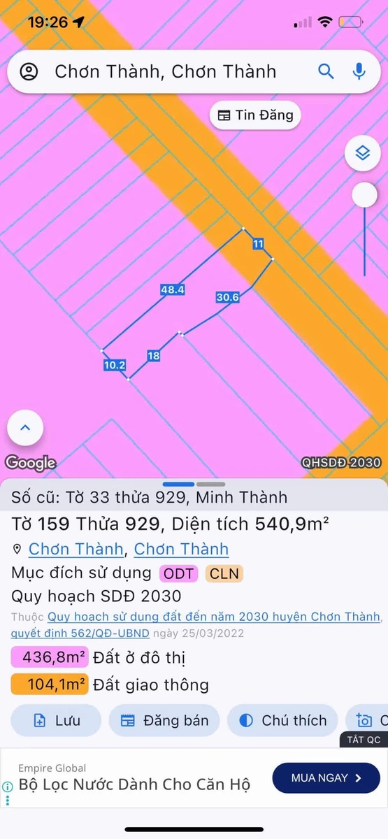 Bán đất 500m² Đường số 2 Minh Thành, Bình Dương - Ảnh thu nhỏ 5
