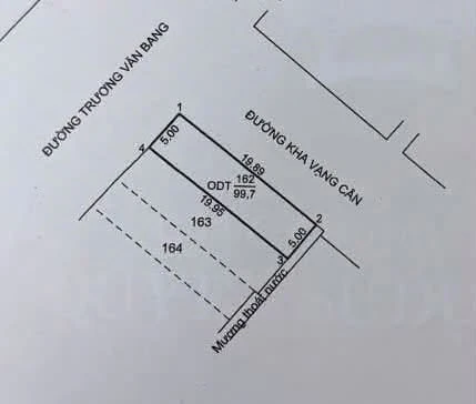 Bán đất 2 mặt tiền Trương Văn Bang, Vũng Tàu, 99.7m² - Ảnh 1