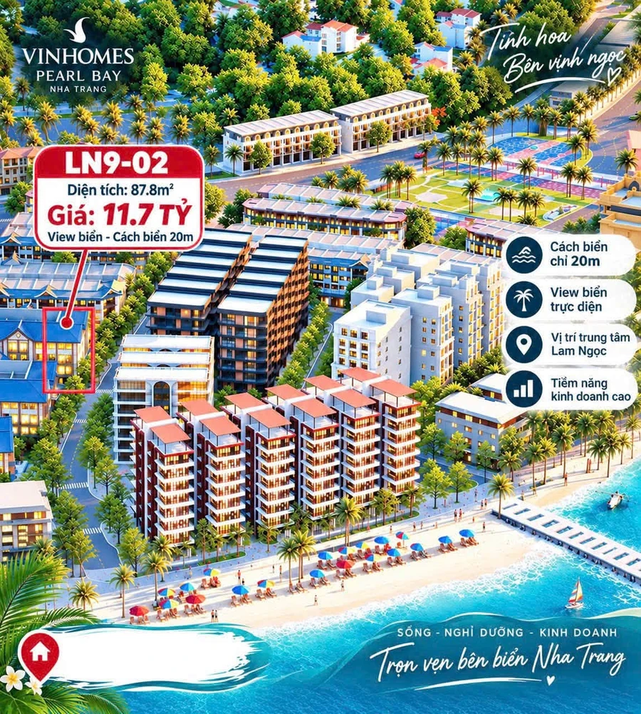 Bán shophouse 4 tầng 250m² tại Lam Ngọc, Nha Trang 11.7 tỷ - Ảnh 1