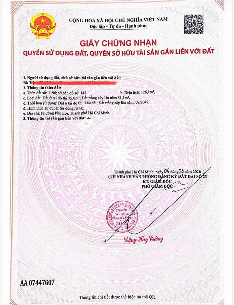 Bán đất Hiệp Thành Thủ Dầu Một Bình Dương 125m2, giá 3 tỷ 320 - Ảnh thu nhỏ 4